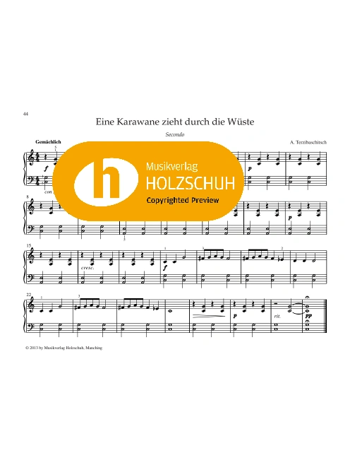 Eine Karawane zieht durch die Wüste